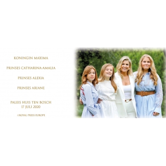 Tasse Königin Máxima mit Töchtern Sommer 2020